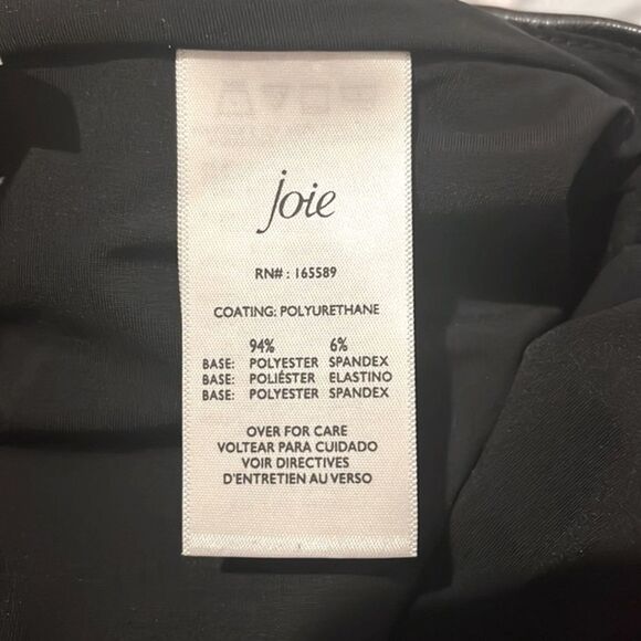 JOIE | Limited Edition | Black Faux Leather Legging | Size XXL - Picture 6 of 13